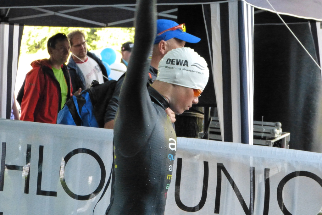 Philipp vor dem Start