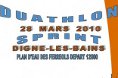 logo digne les bains duathlon