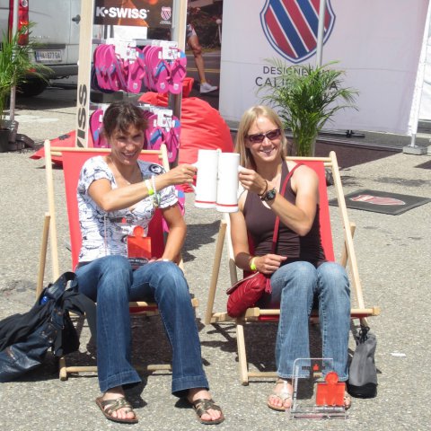 chillen vor dem Wettkampf