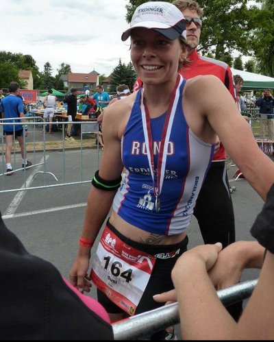 Susi im lächelnd Ziel ... Susi im lächelnd Ziel ...