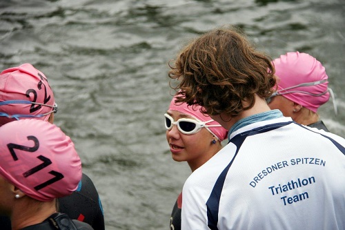 Die Mädels vor dem Start - inklusive Martina Die Mädels vor dem Start - inklusive Martina