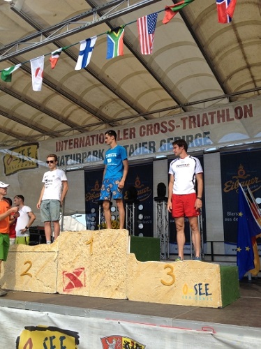 Rico bei der Siegerehrung Rico bei der Siegerehrung