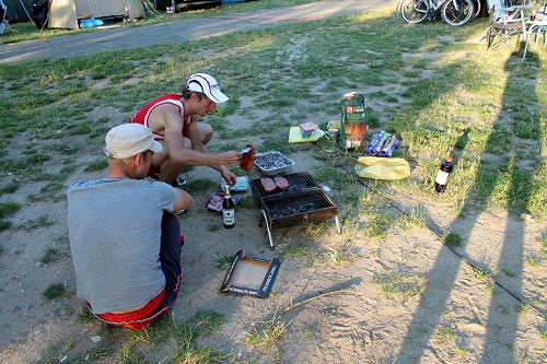 Grillen, oder doch Sauna?