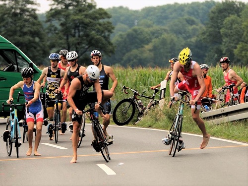 60% unseres Männer-Teams beim Radaufstieg