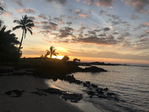 schöner Sonnenuntergang