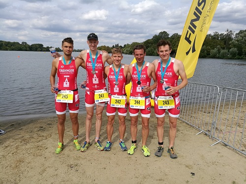 die Jungs nach getaner Arbeit