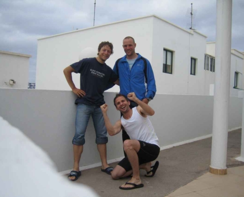Tobias und Carsten auf Lanzarote