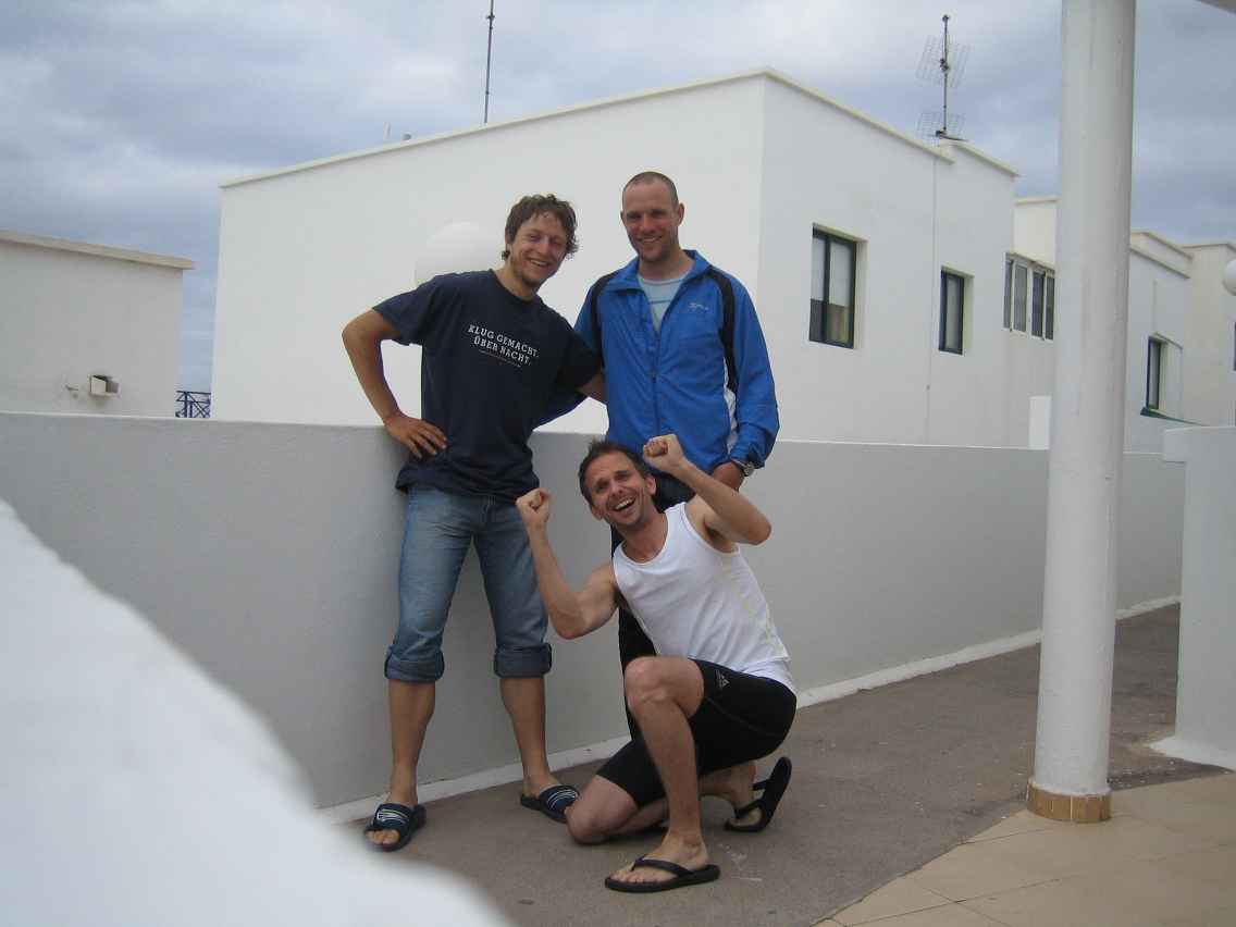 Tobias und Carsten auf Lanzarote
