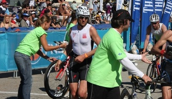 zurück vom Radfahren zurück vom Radfahren
