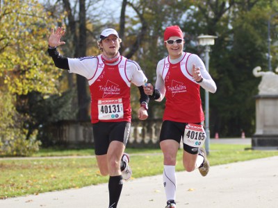Carsten und Michael bei 3:50/km