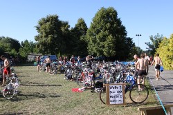 vor dem Start des Sprints ...