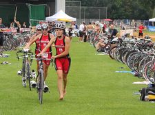 Wechsel Damen Lauf - Schwimmen
