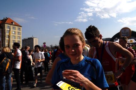 Anna nach getaner Arbeit