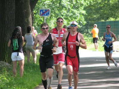 Andreas und Sebastian fighten um eine gute Platzierung