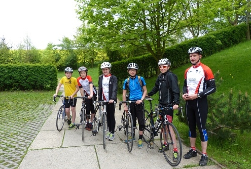 Die Jugend vor dem Start in Jena.