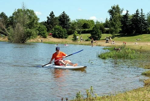 die Wasserwacht war auch dabei - Pamela Anderson hatte aber leider keine Zeit