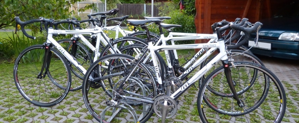 das sind sie, die schicken Räder