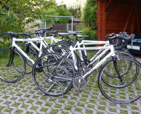 das sind sie, die schicken Räder