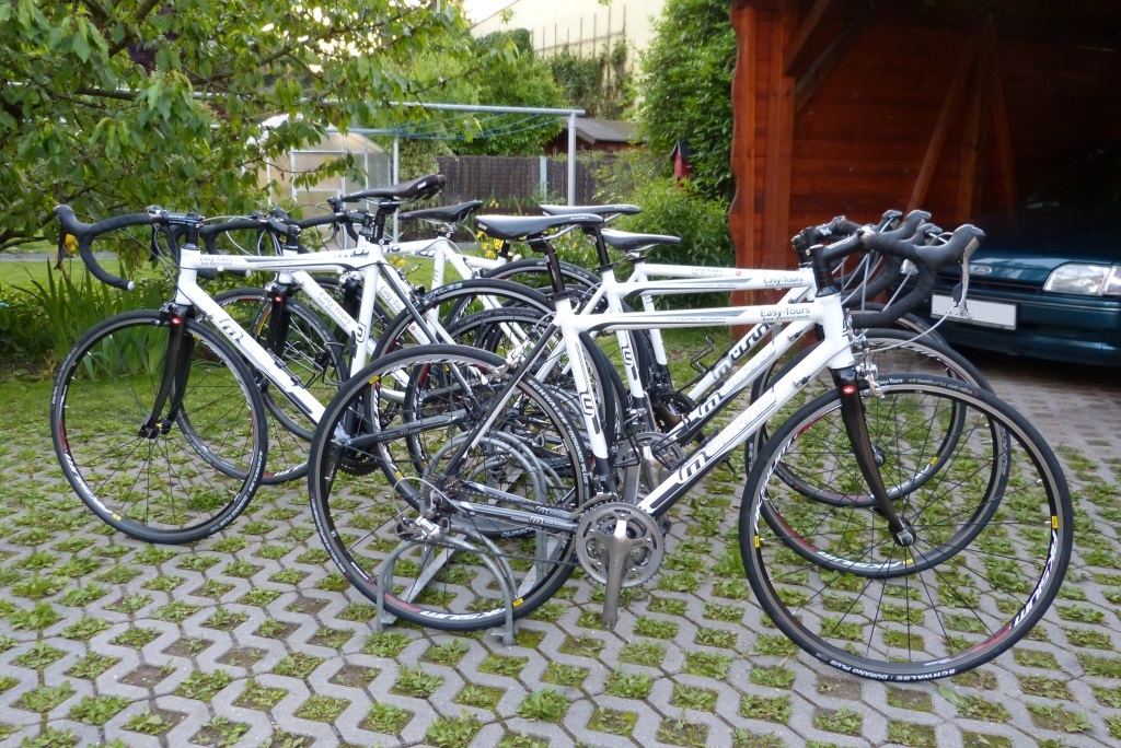 das sind sie, die schicken Räder