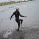 Simone beim Schwimmstart