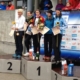 Tina auf dem Podium