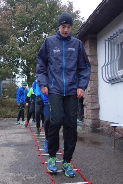 auch das Lauftraining kam nicht zu kurz