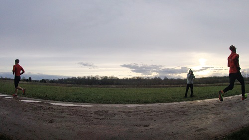 gegenläufiges Laufen