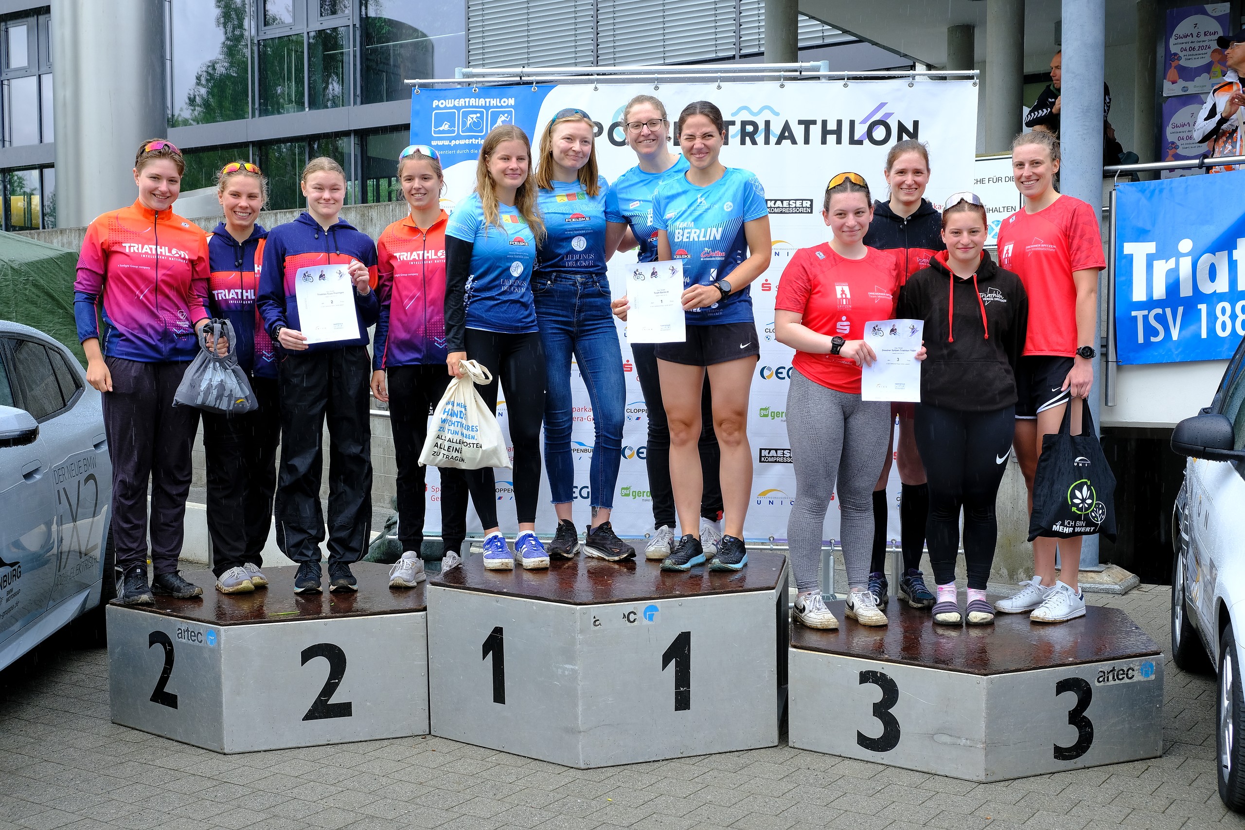 Die Damen holen den 3. Platz in der Teamwertung